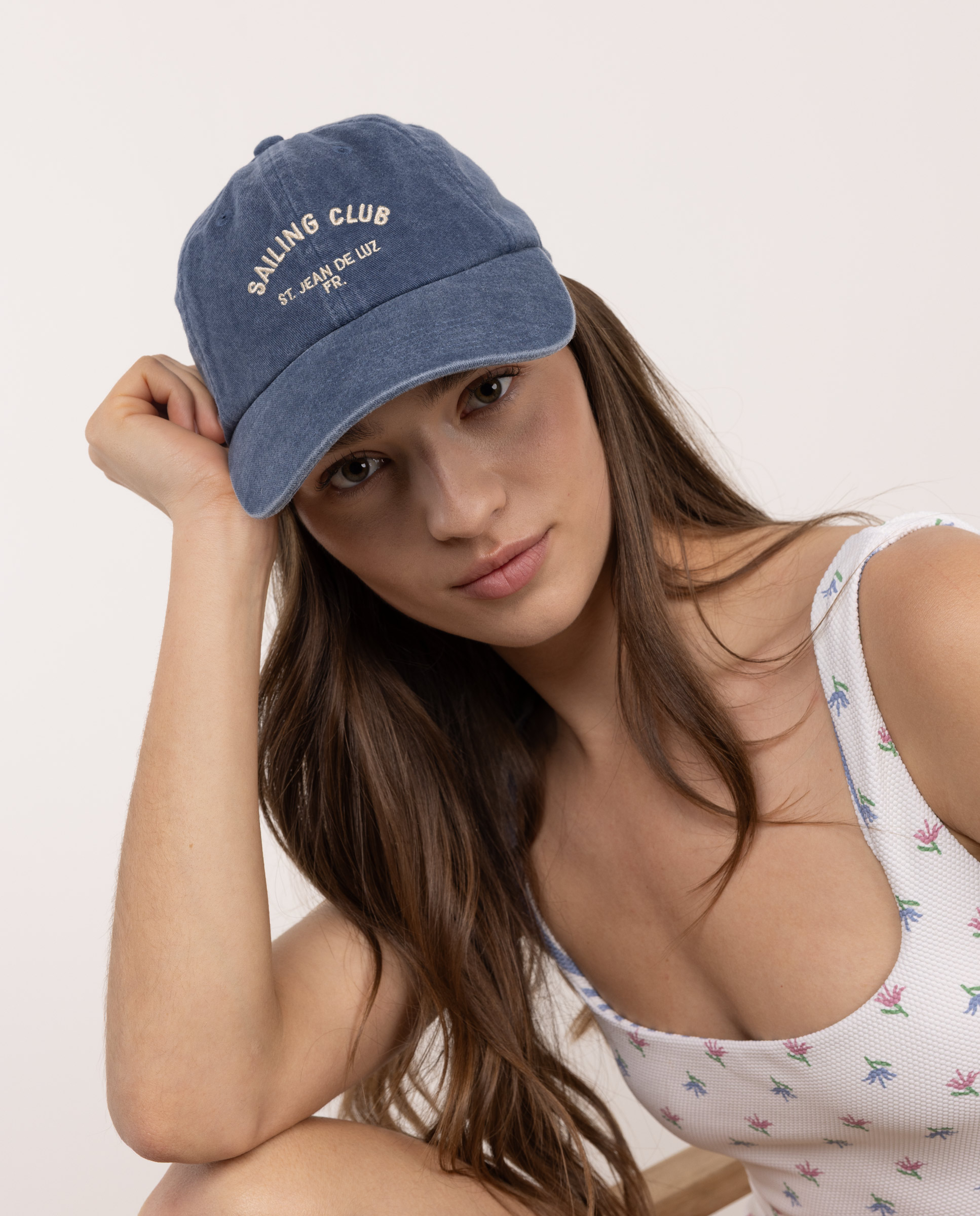 Charlotte Navy Sailing Cap