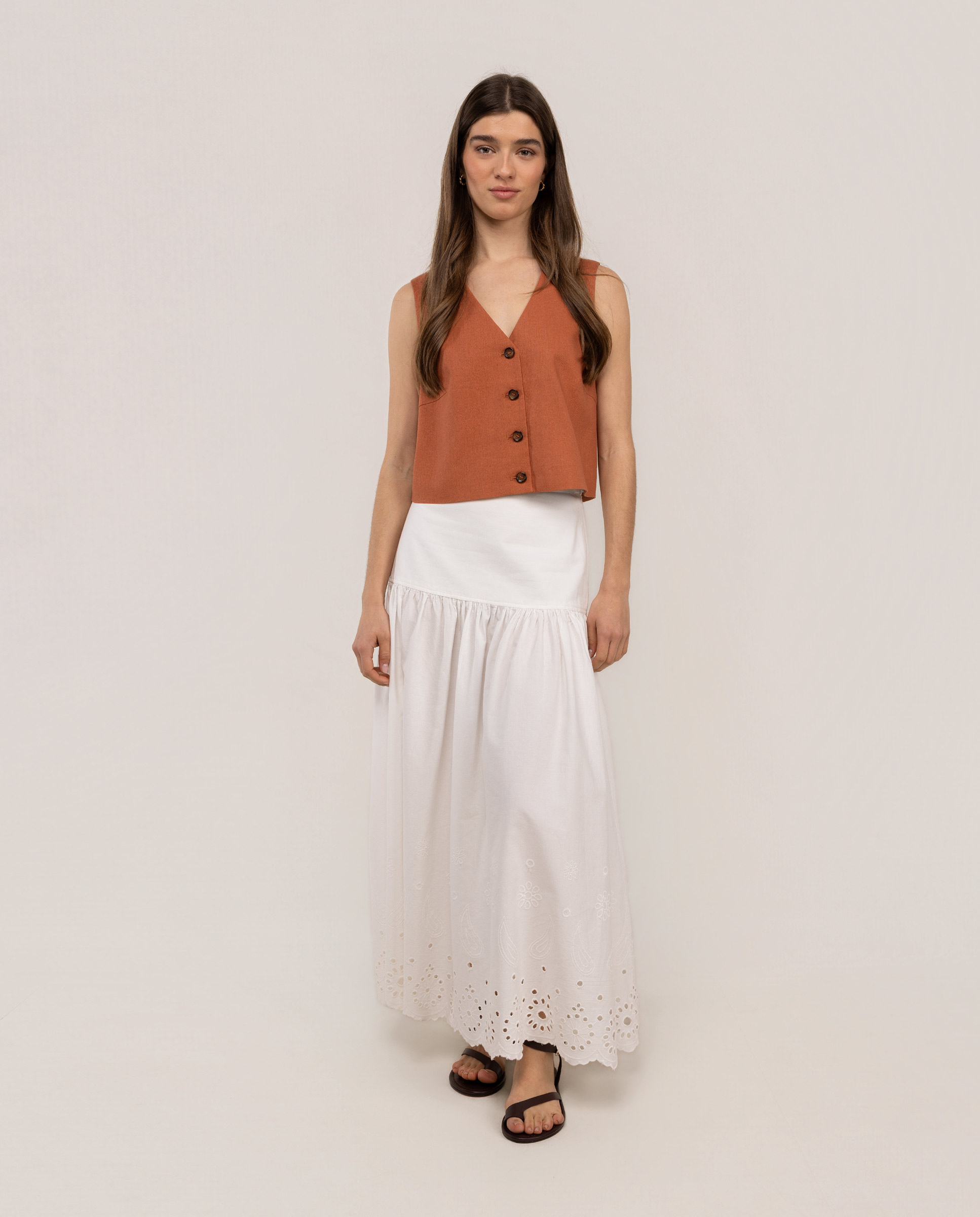 Falda Benedetta Blanca