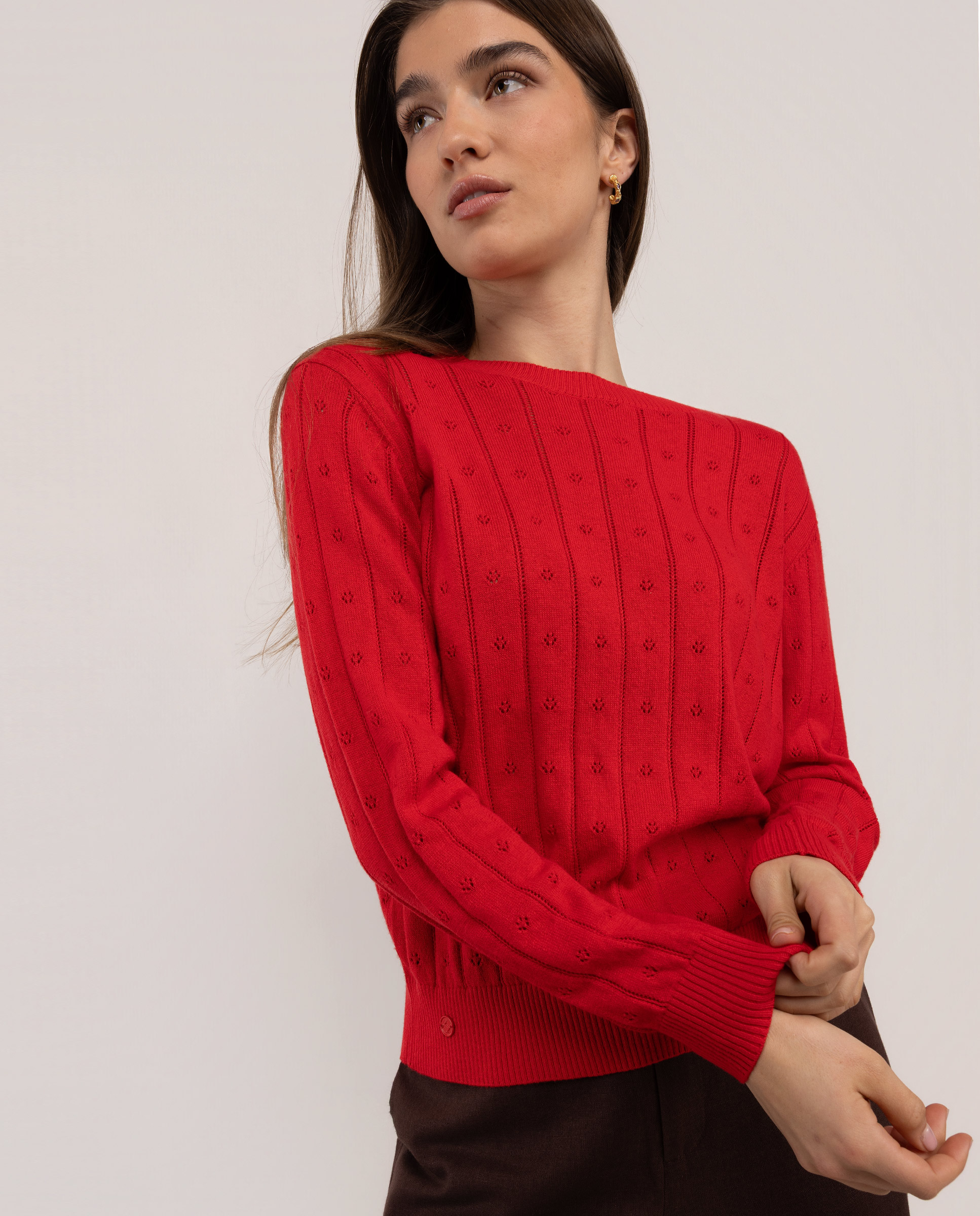 Audrey Openwork Jersey