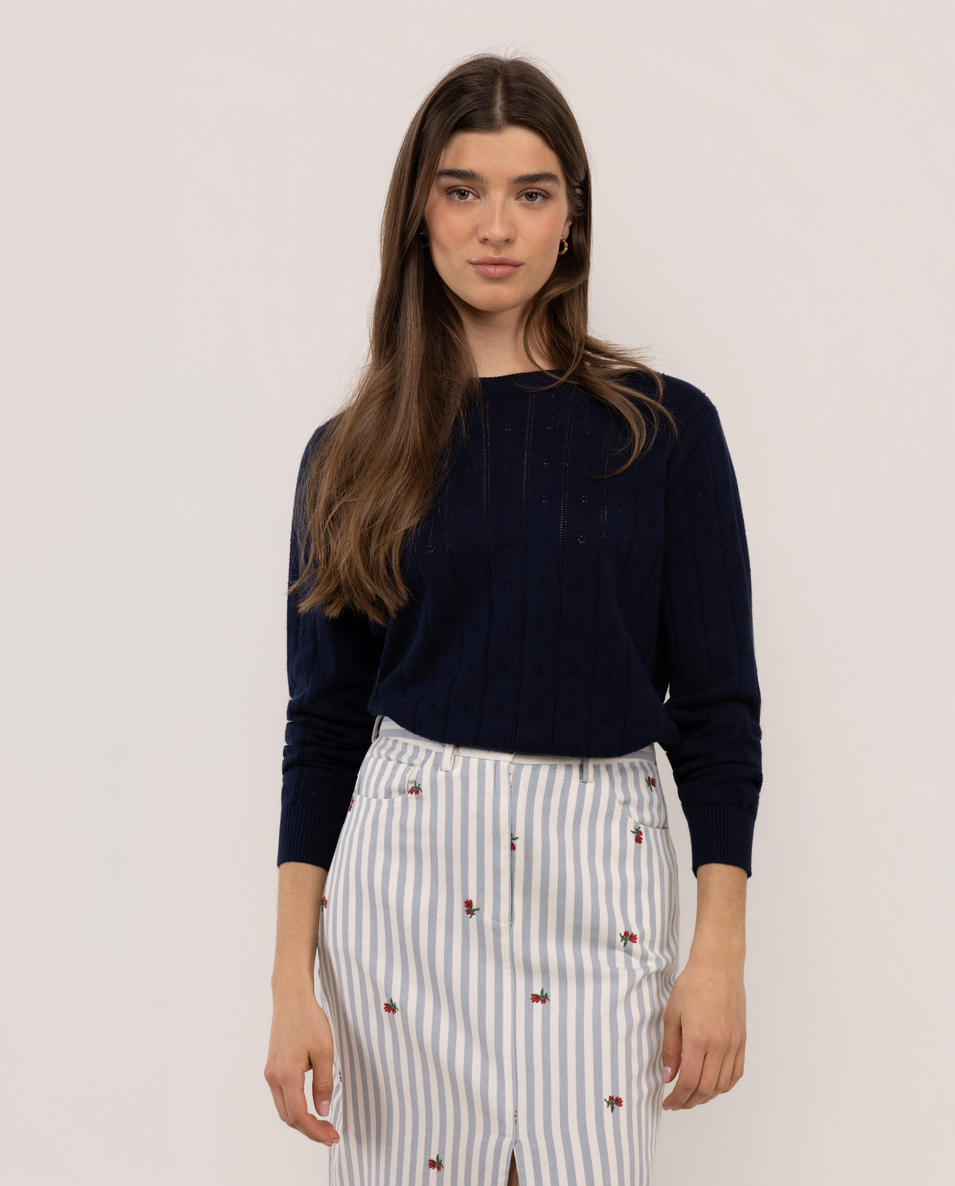 Audrey Openwork Jersey