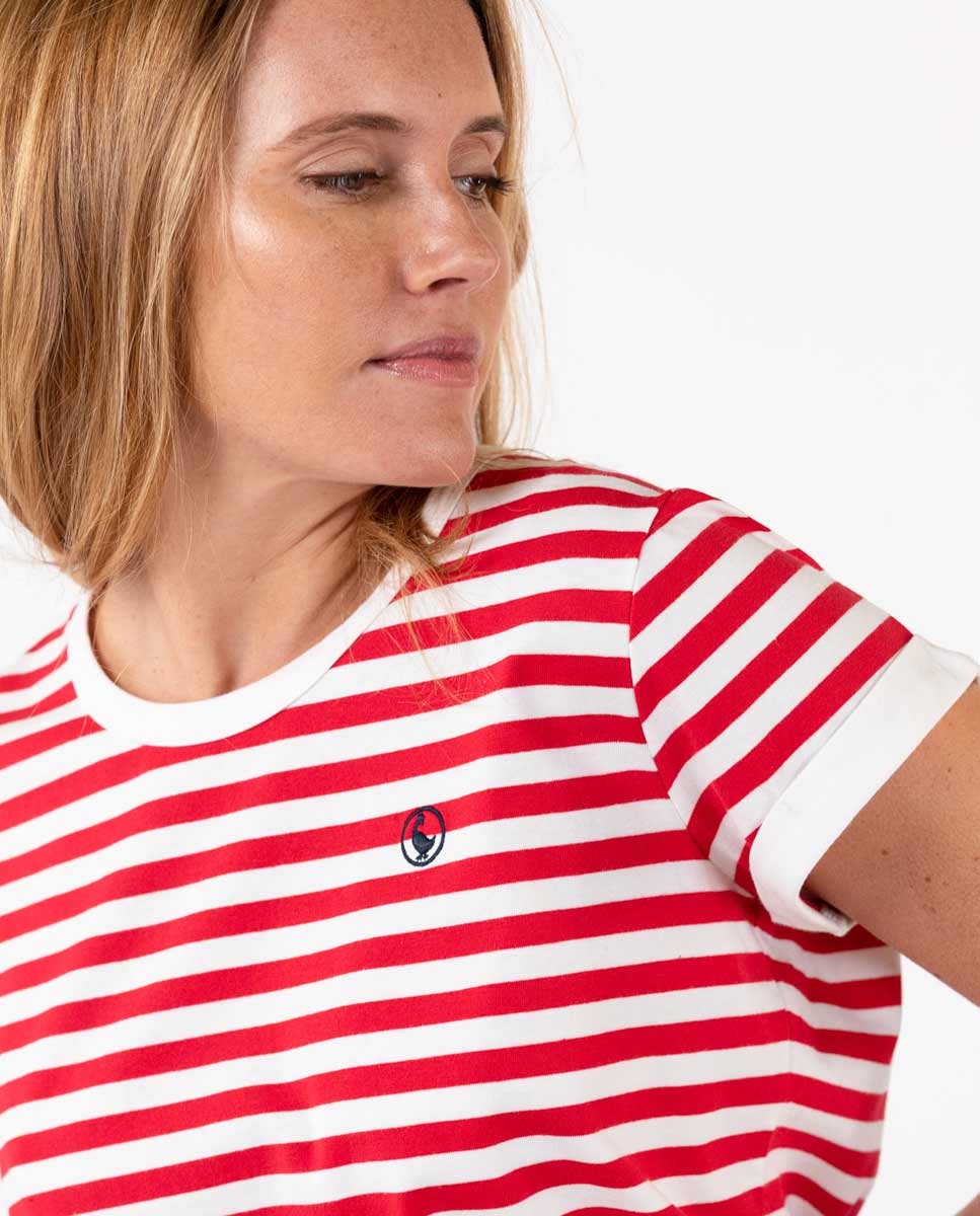 Red White Striped Shirt