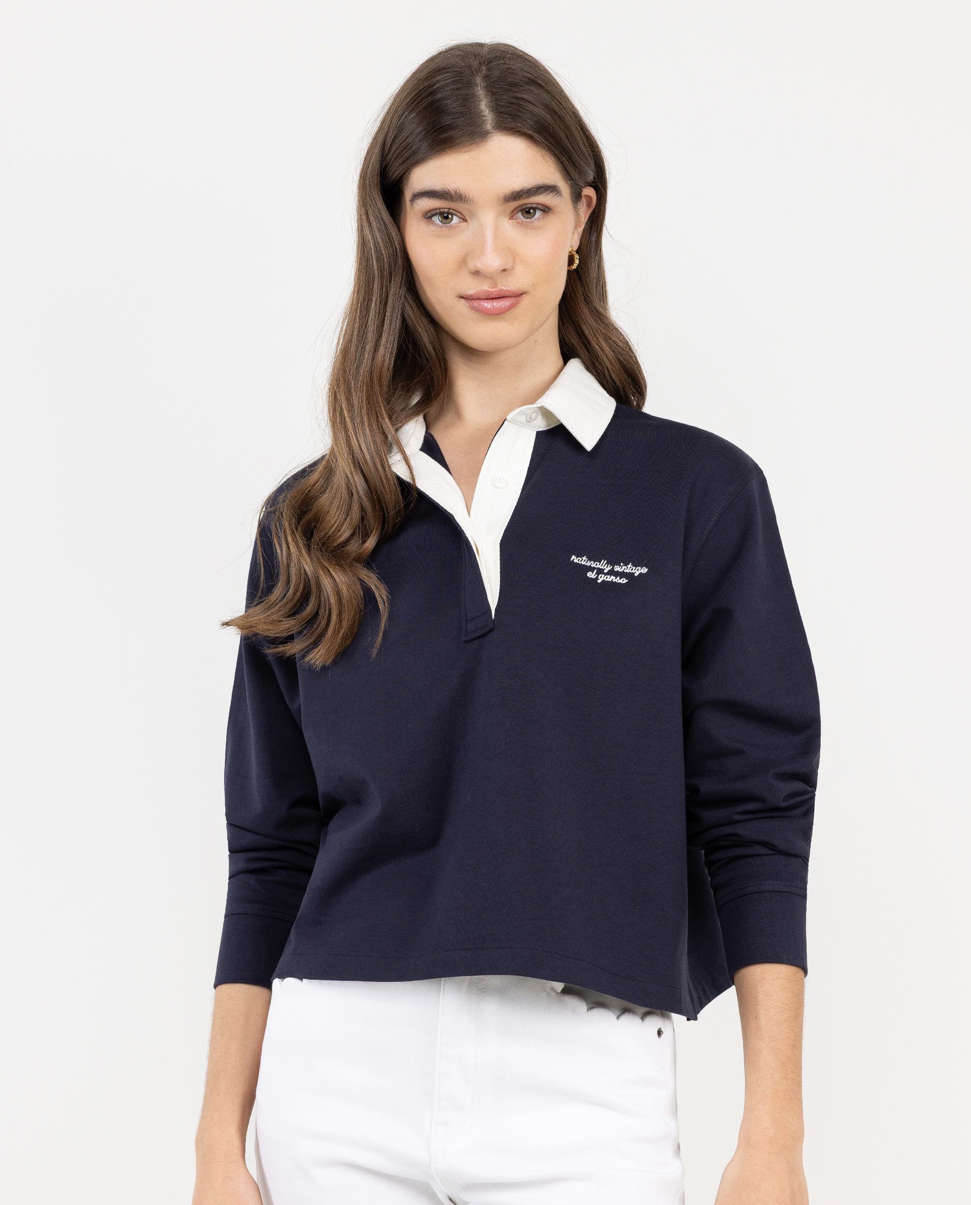 Abby Polo Neck Sweatshirt