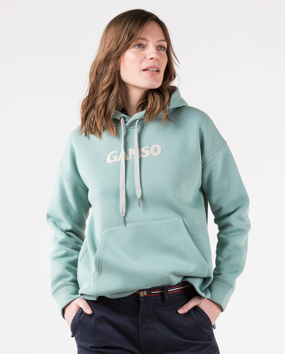 Sudadera Capucha Verde