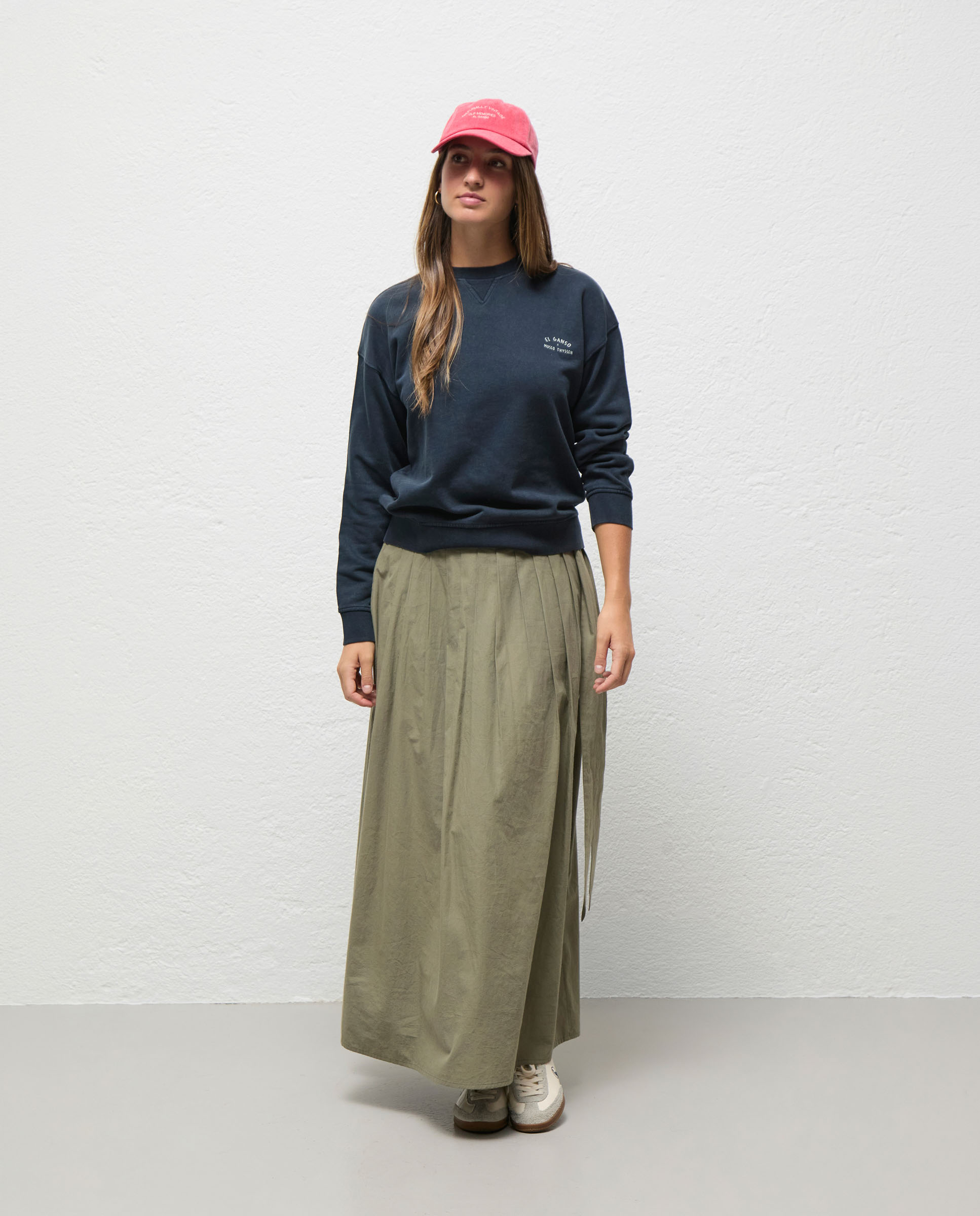Sudadera El Ganso x Museo Thyssen Lilas Marino