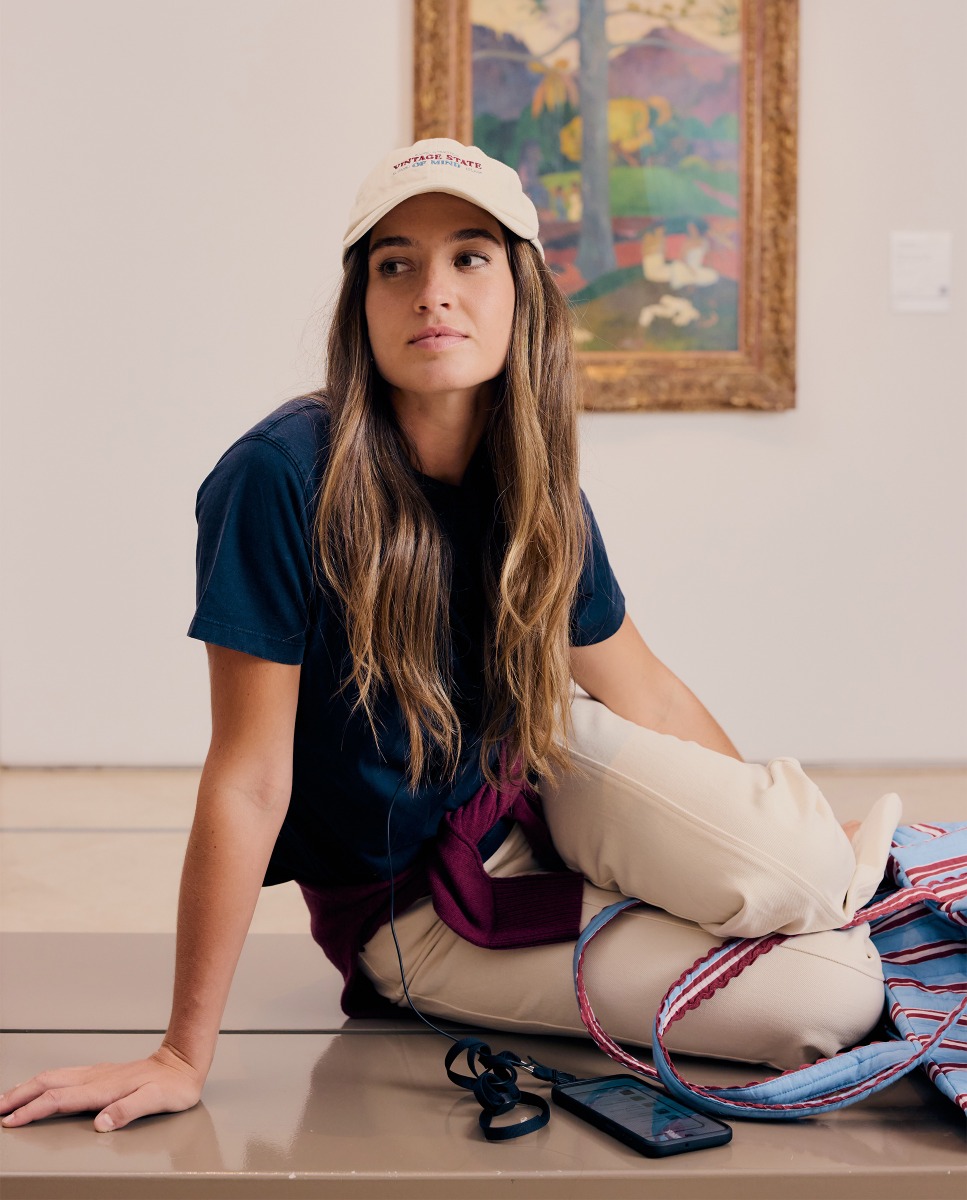 Camiseta El Ganso x Museo Thyssen Lilas Marino