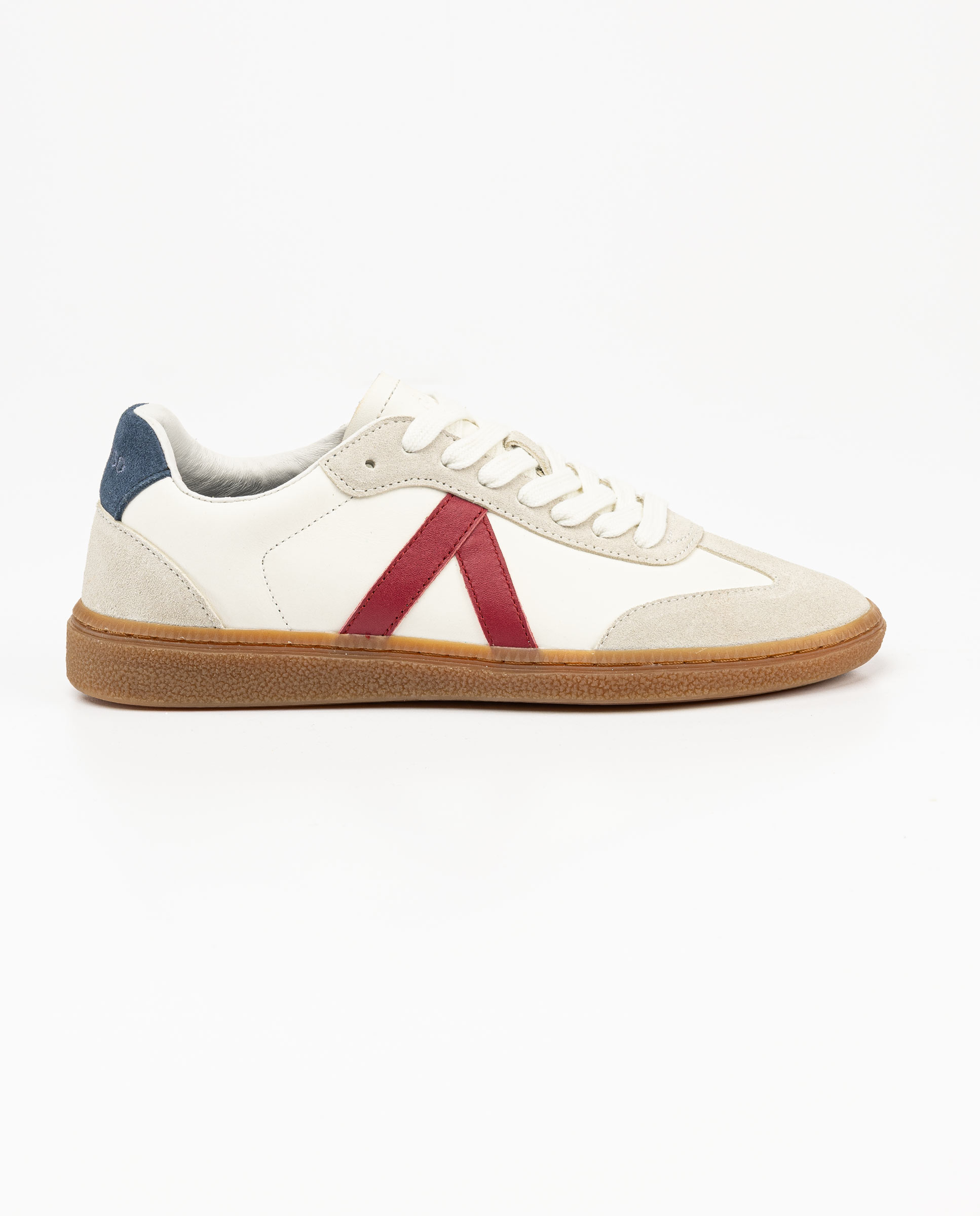 Burgundy Leather Seventies Sneakers