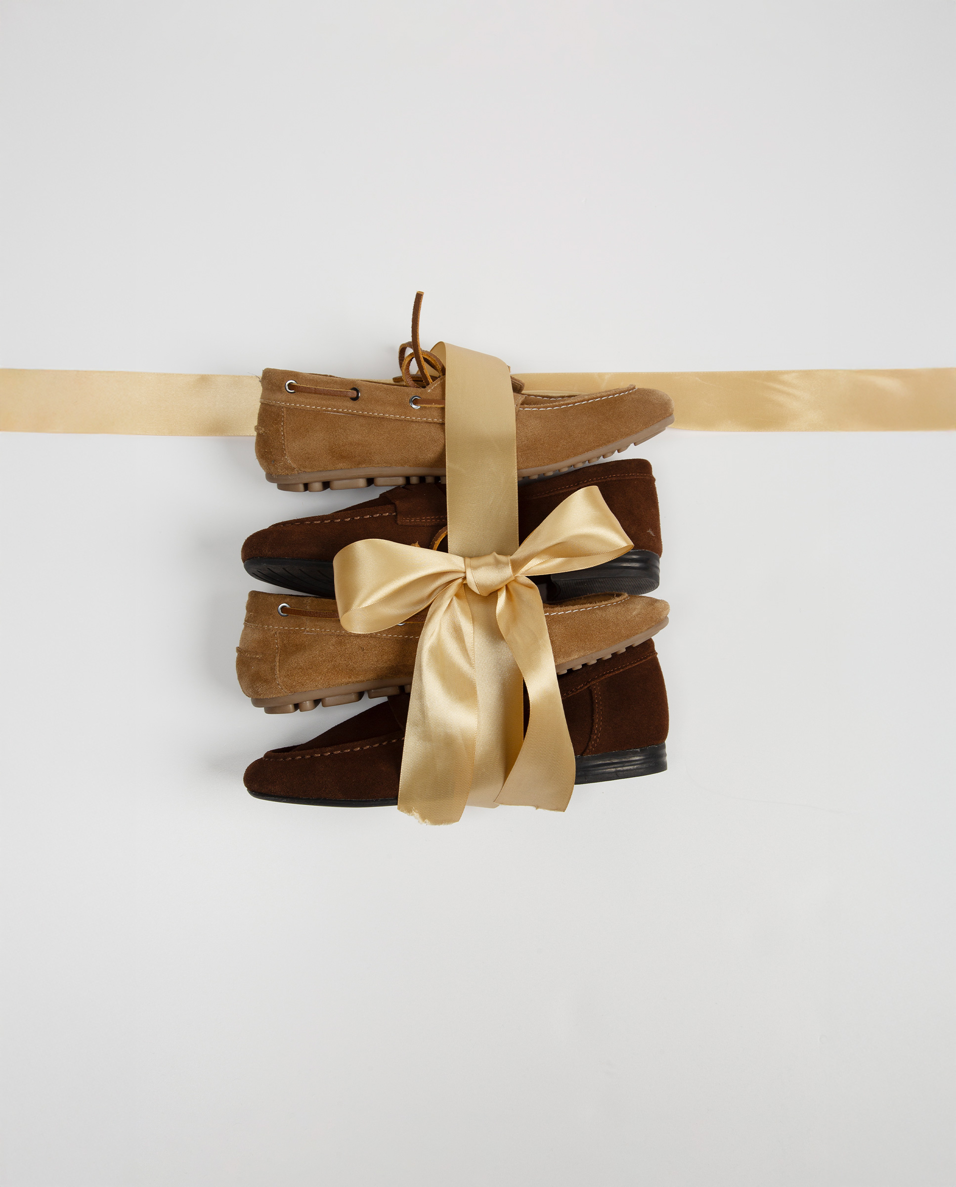 Camel Suede Boat Shoes