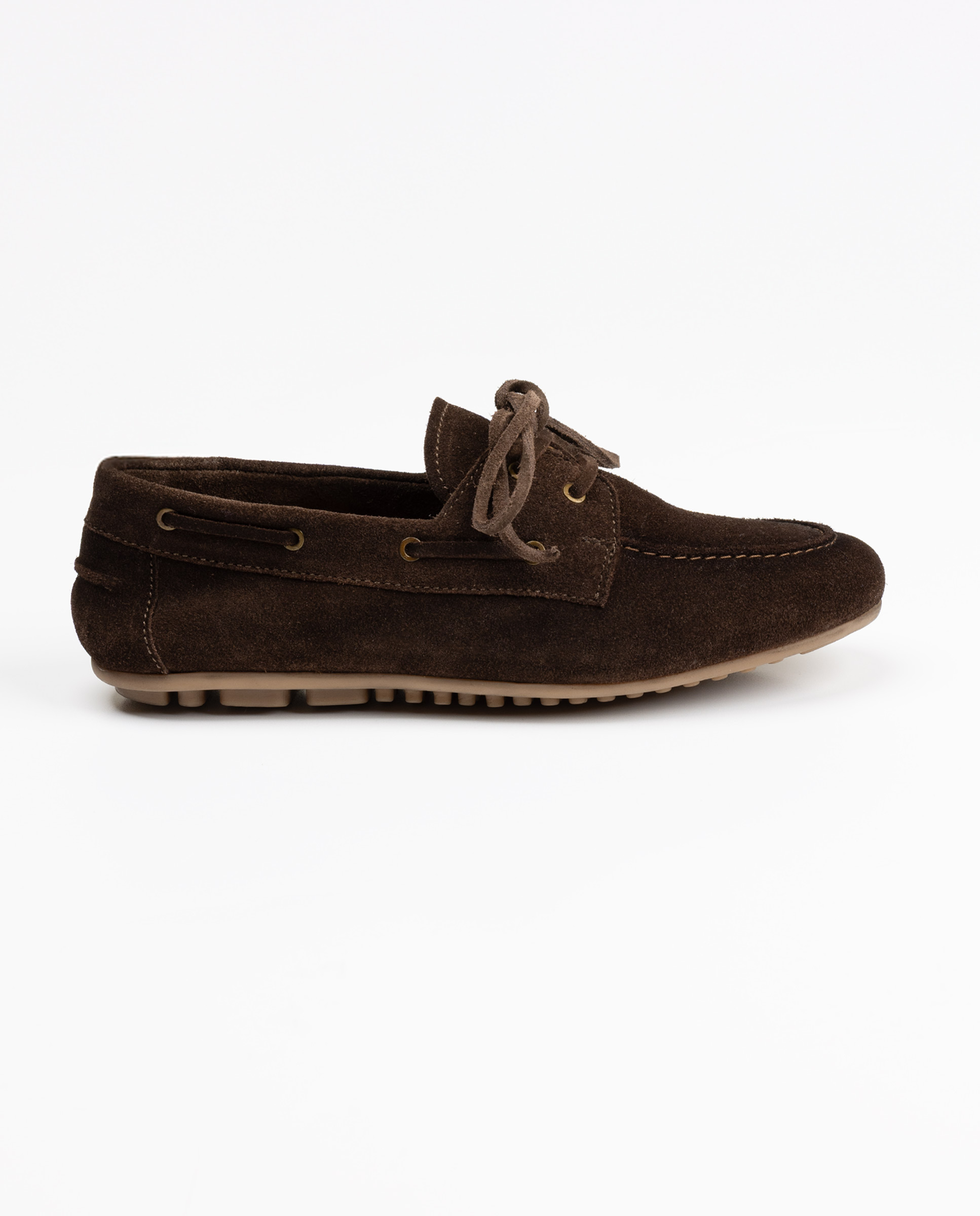 Betty Brown Suede Loafers