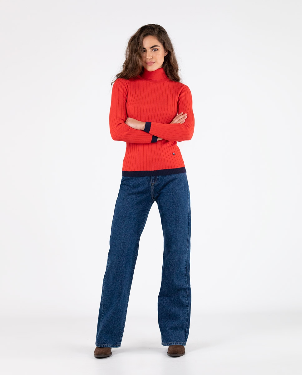 Straight Denim Trousers