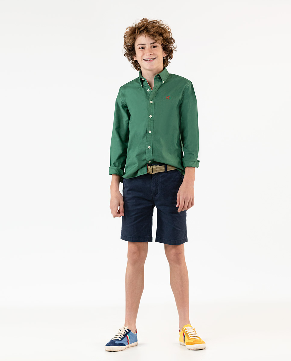 Navy Bermuda Shorts