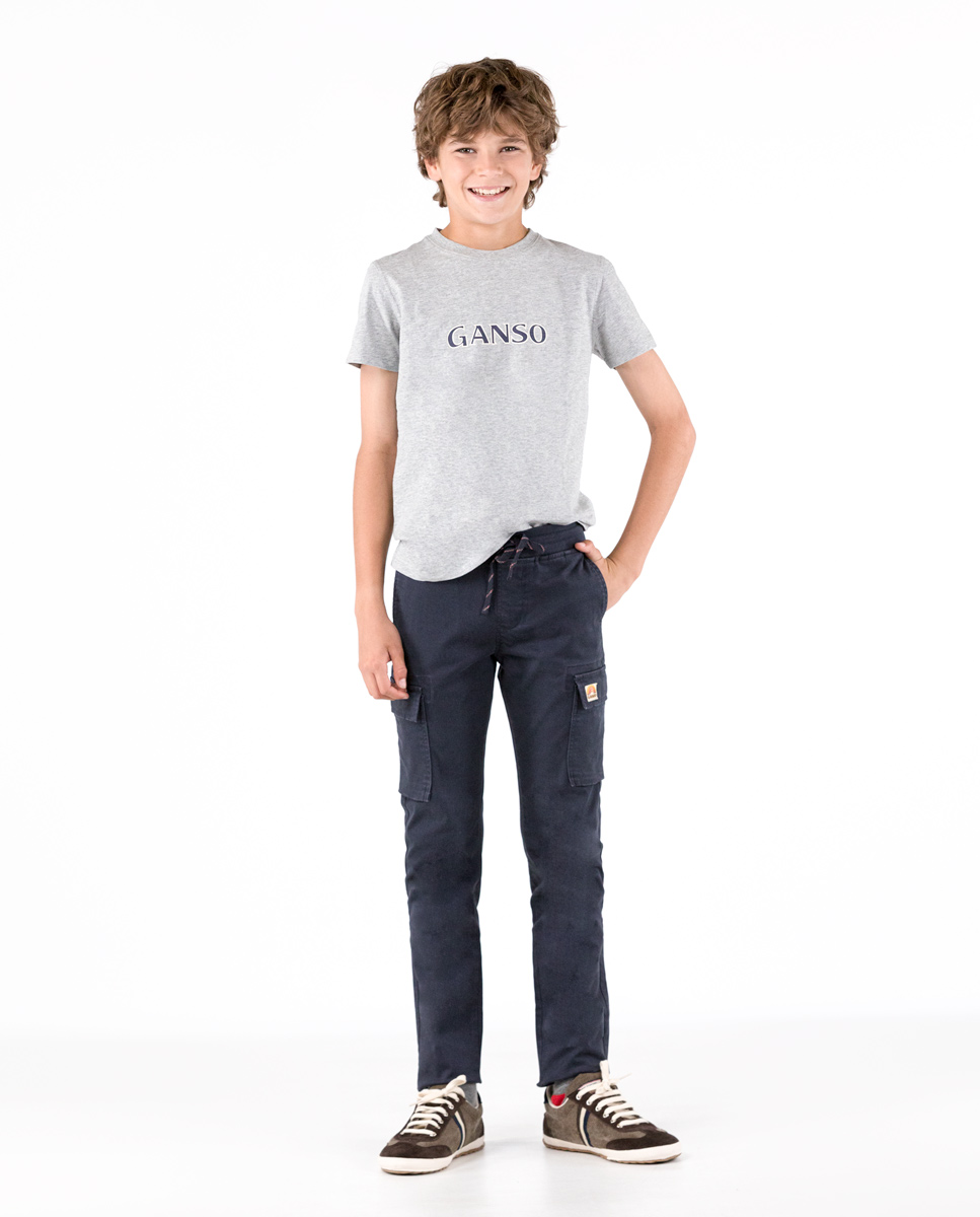 Pantalón Cargo Marino