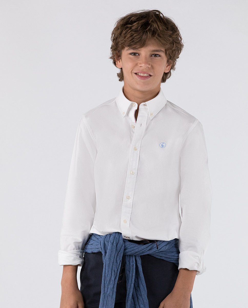 Camisa Pin Point Blanco