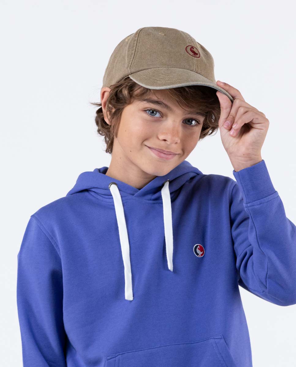 Washed Beige Canvas Hat