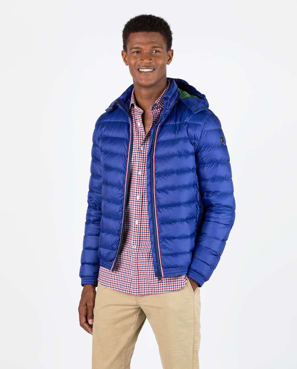 Down Basic Jacket Blue