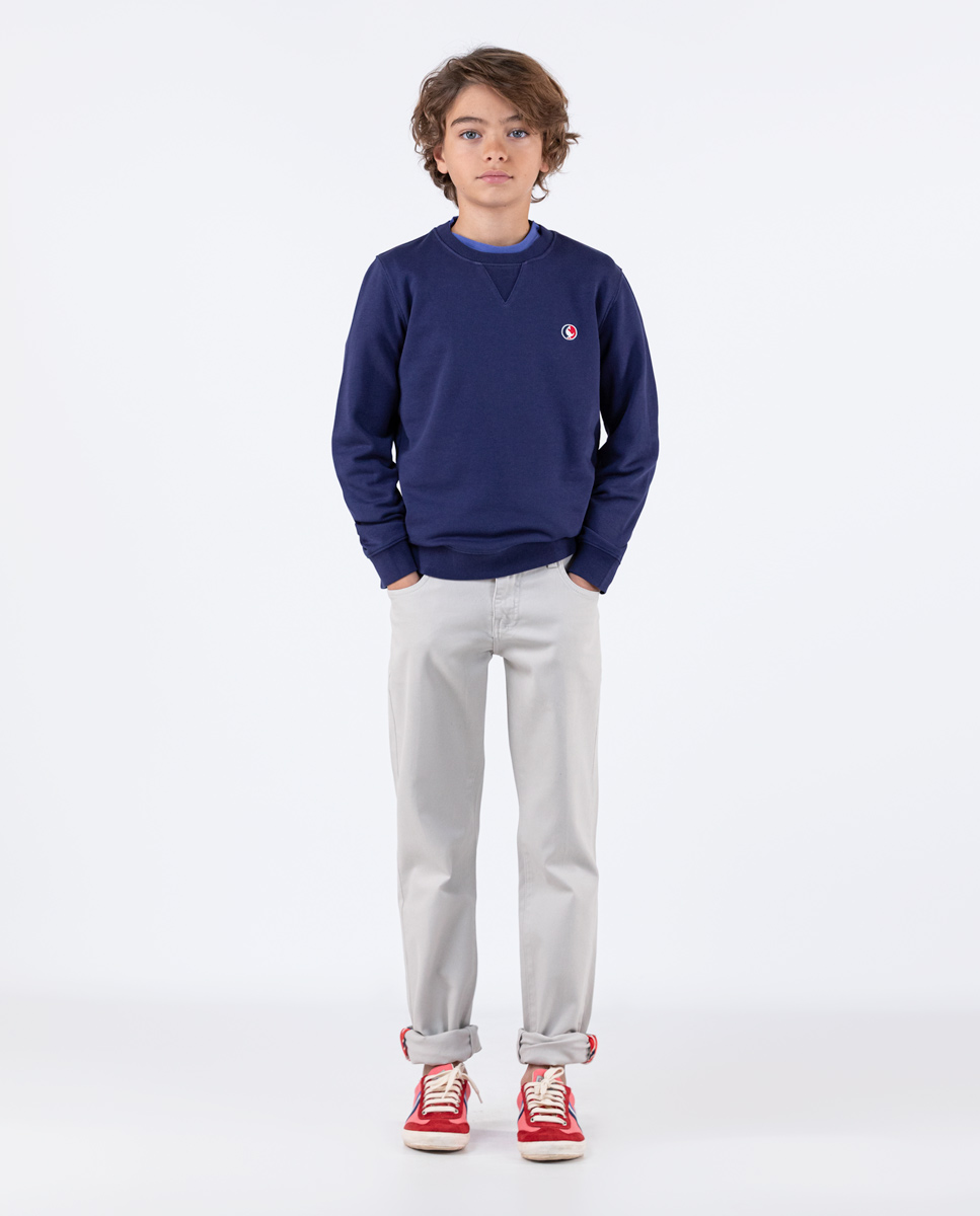 Sudadera Cuello Caja Marino