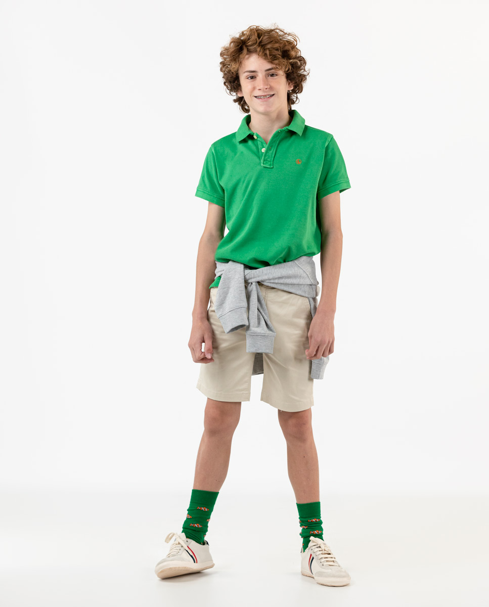 Green Washed Polo