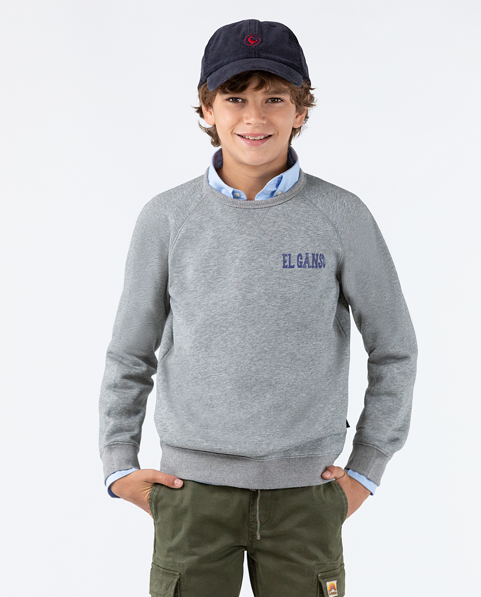 Sudadera Caja Gris