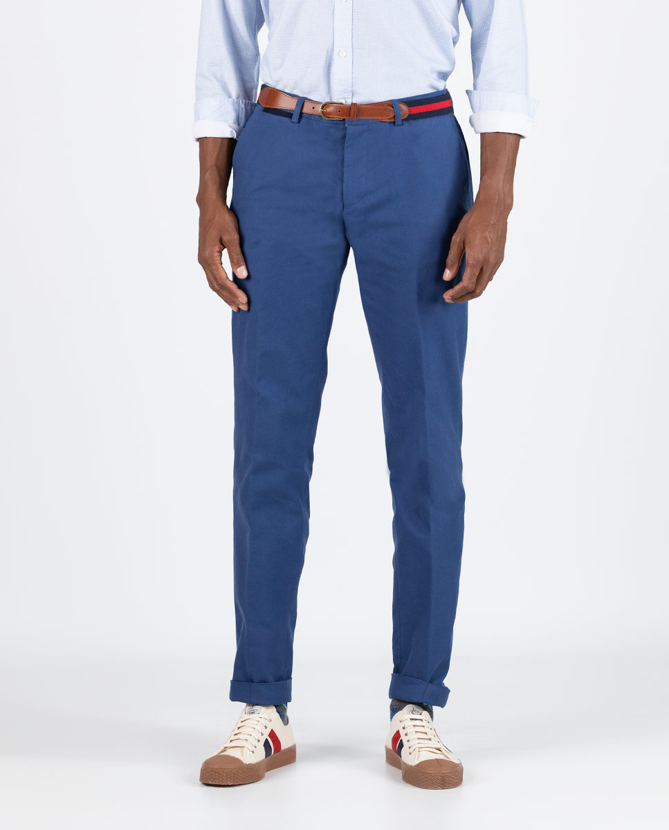 Panama Blue Suit Trousers