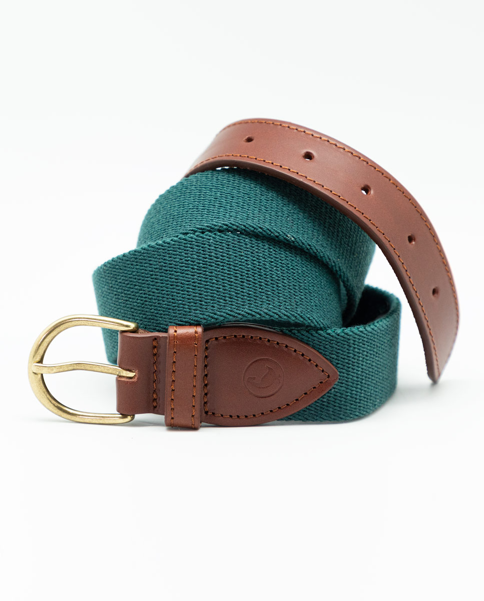 Cinturón Elástico Liso Verde