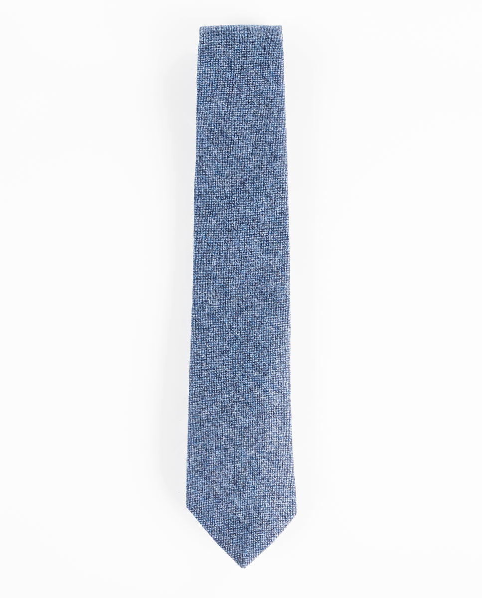 Blue Wool Tie