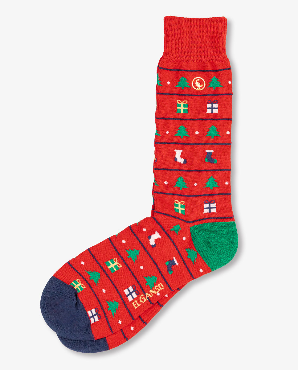Red Christmas Gift Socks