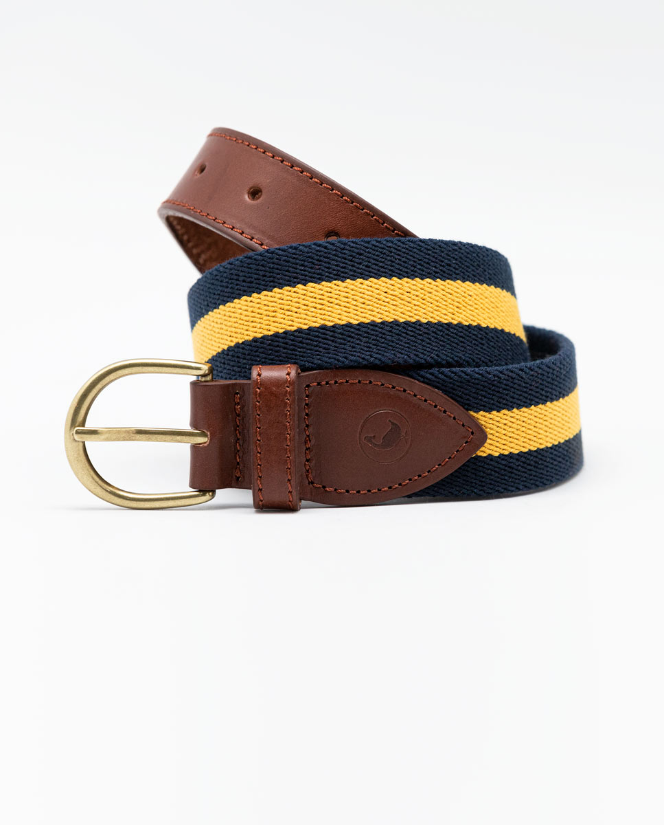 Yellow Elastic Flag Belt