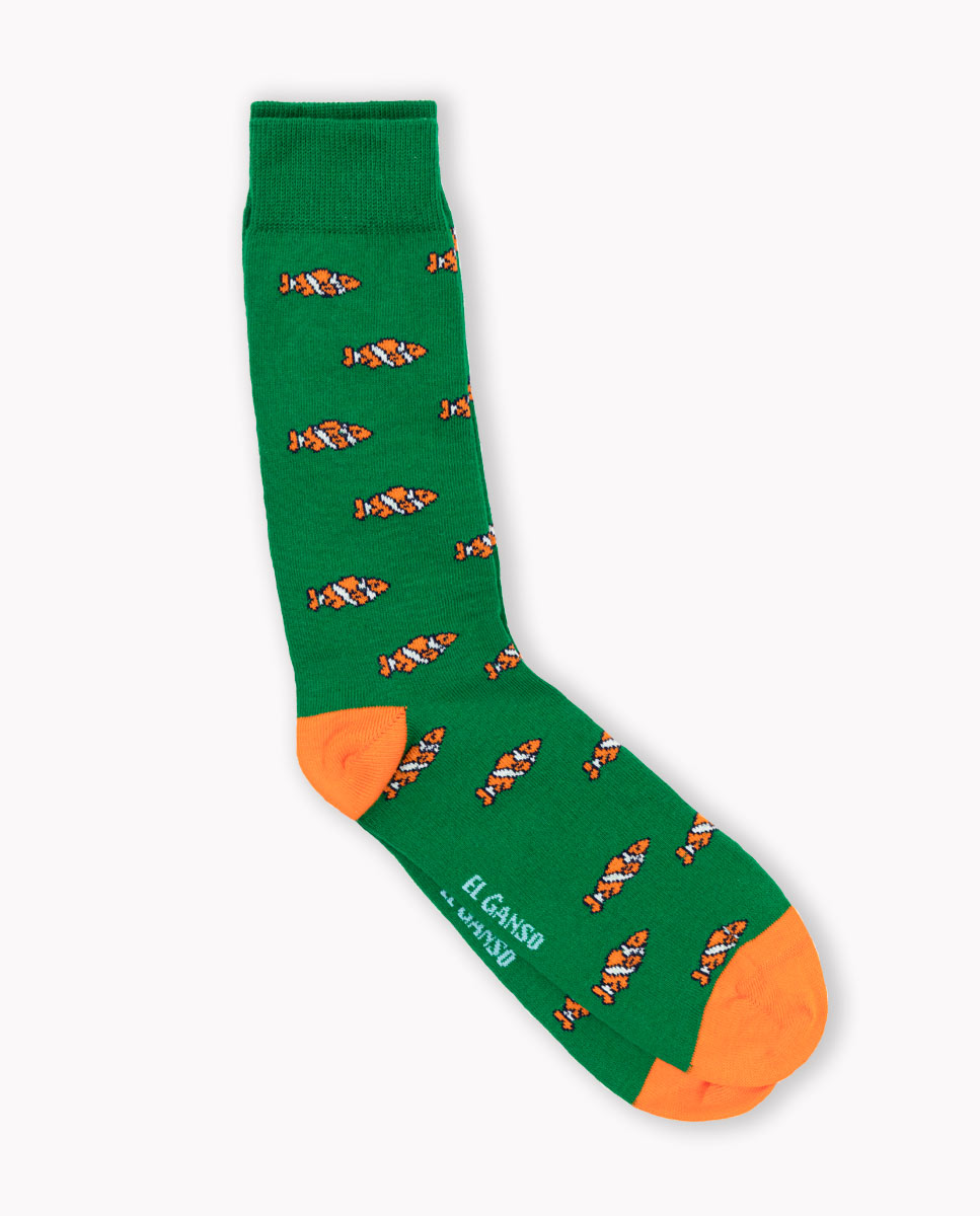 Green Nemo Socks