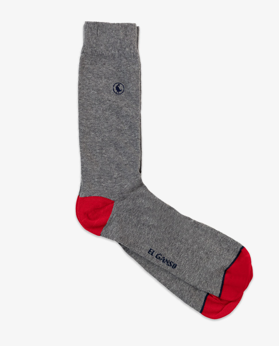 Plain Dark Grey Socks