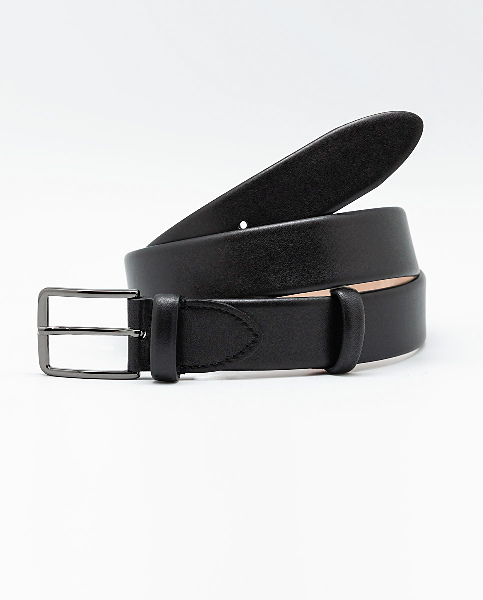 Cinturón Piel Negro