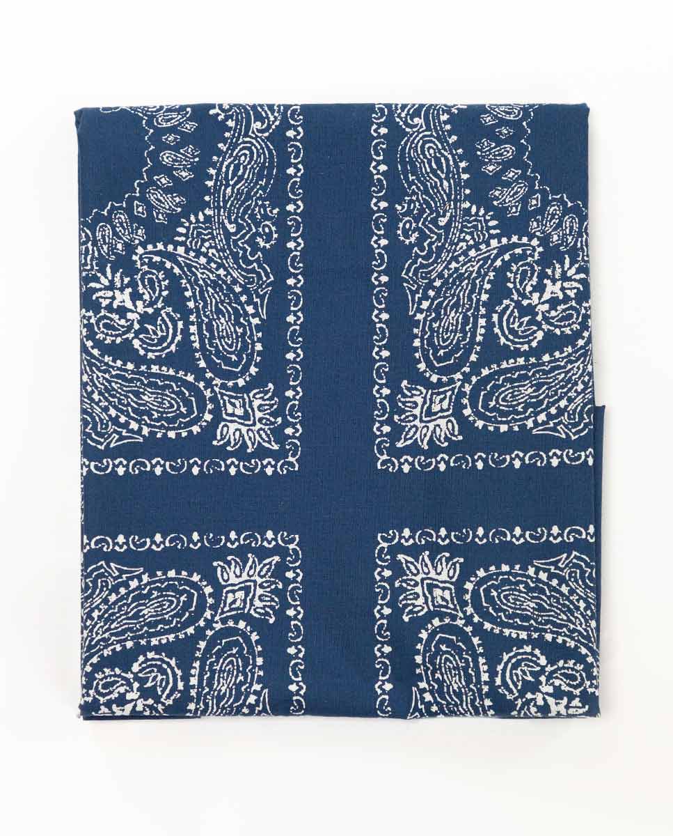 Blue Paisley Scarf
