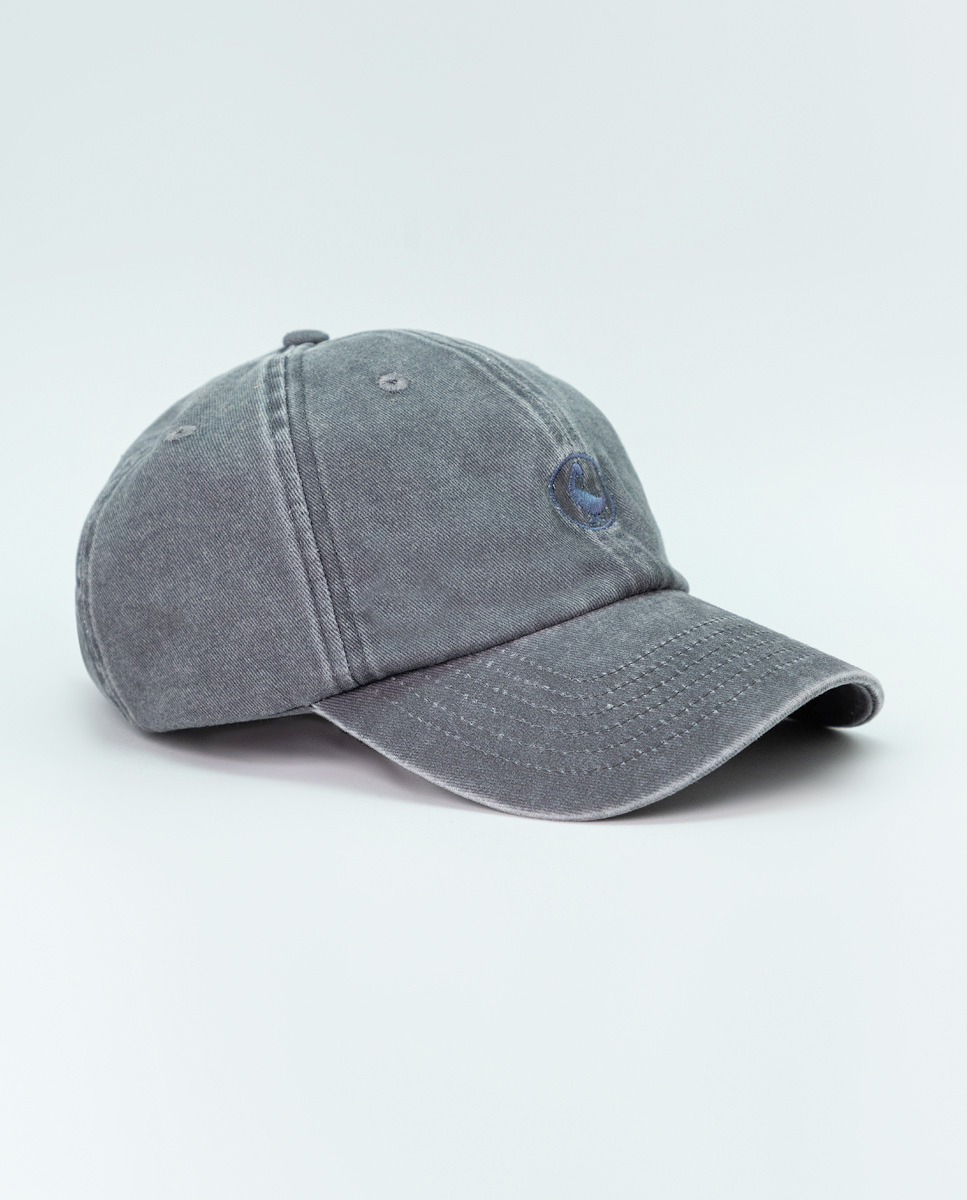 Grey Washed Twill Hat