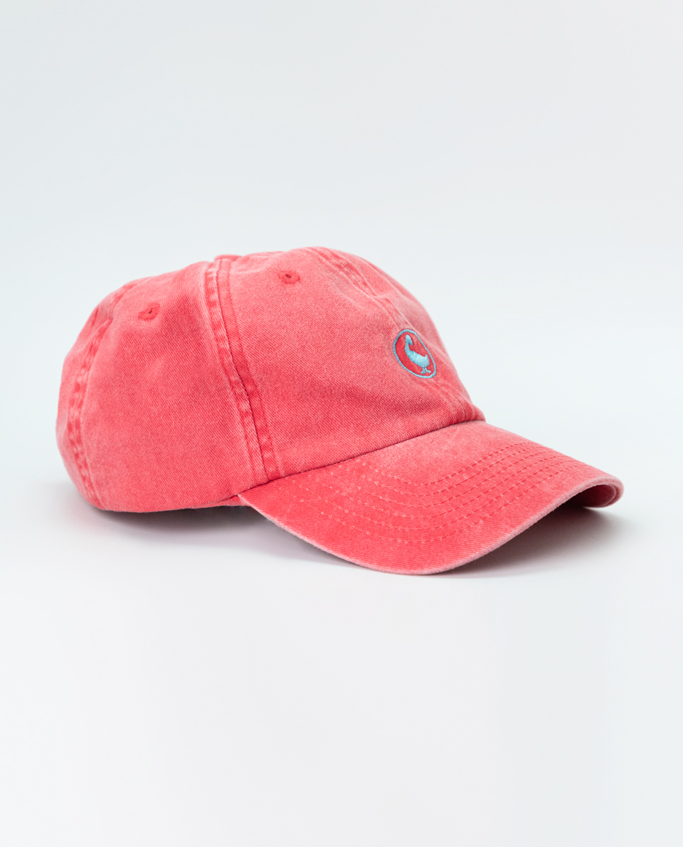 Coral Washed Twill Hat