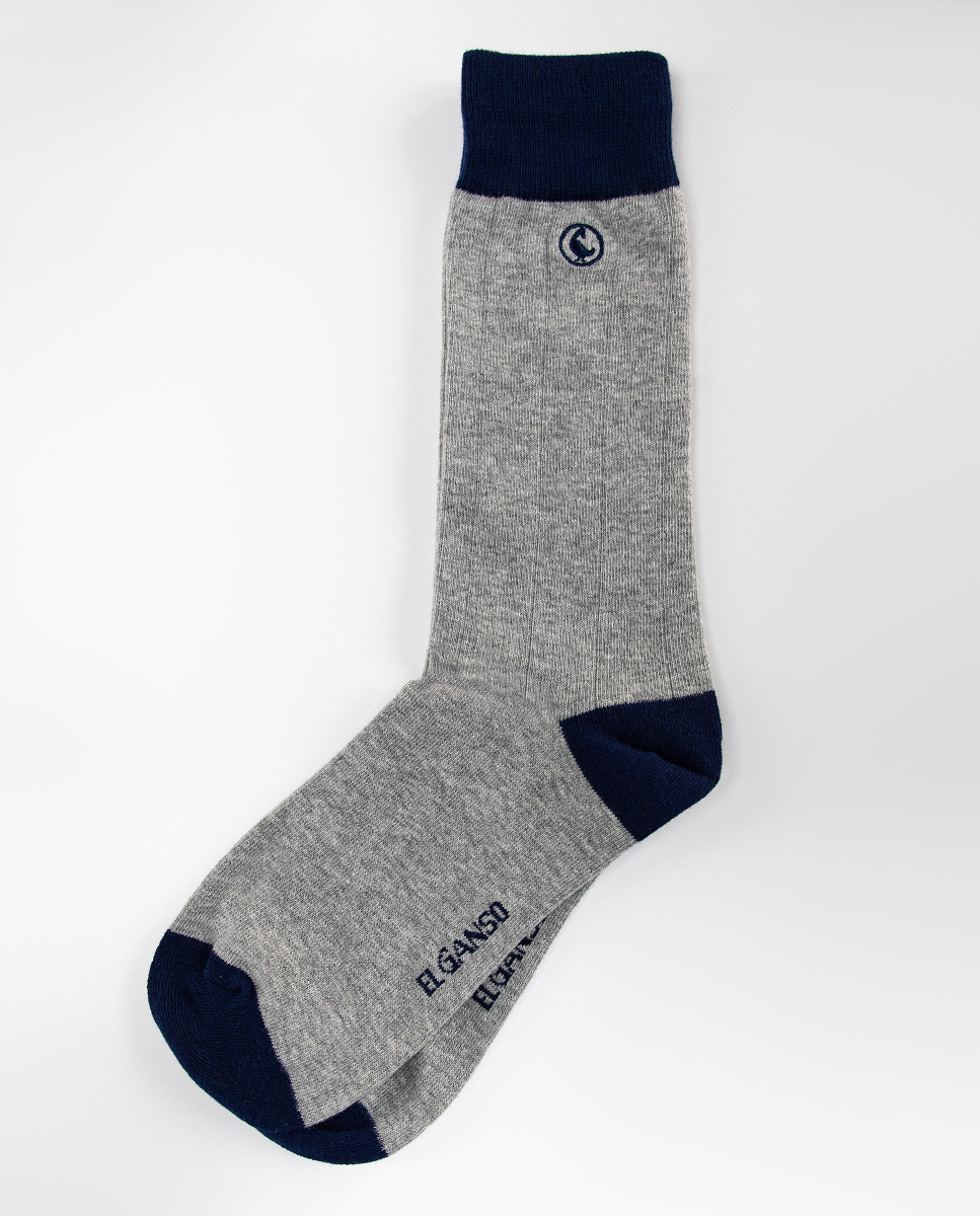 Calcetín Algodón Gris Vigoré