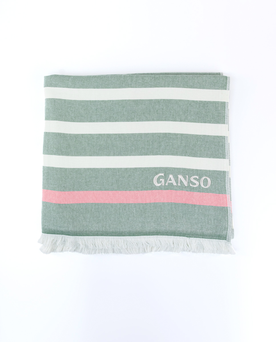 Striped Green Towel