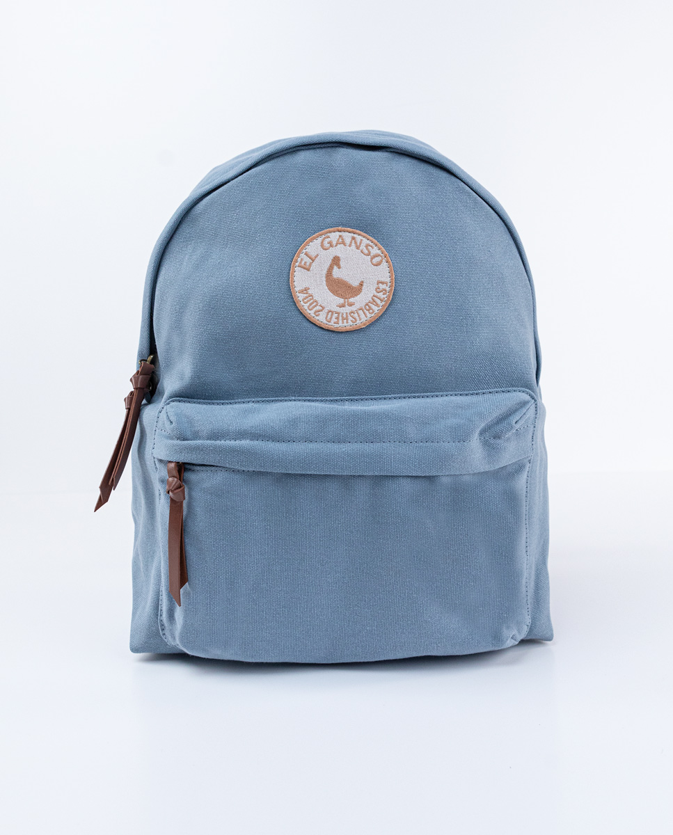 Blue Canvas Backpack
