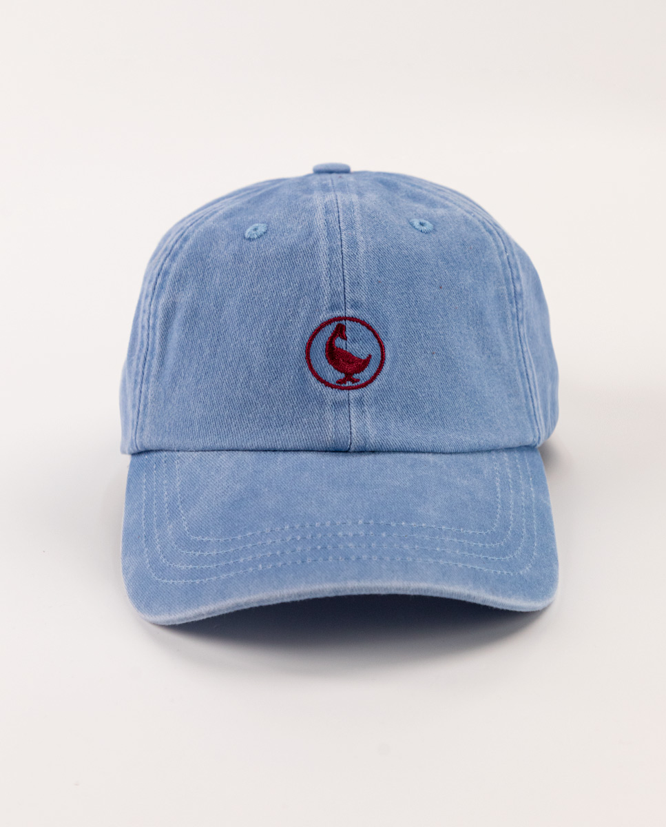 Gorra Algodón Lavado Celeste