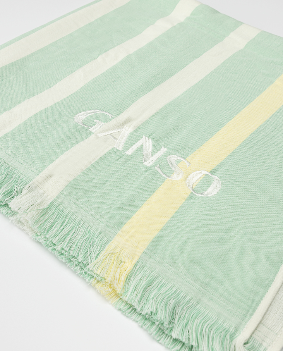 Toalla Rayas Verde