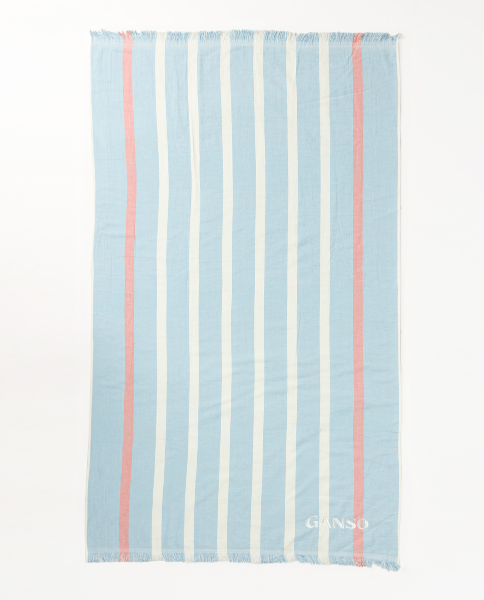 Striped Blue Towel