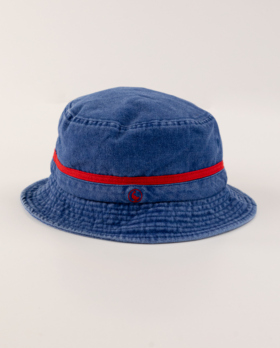 Navy Washed Canvas Bucket