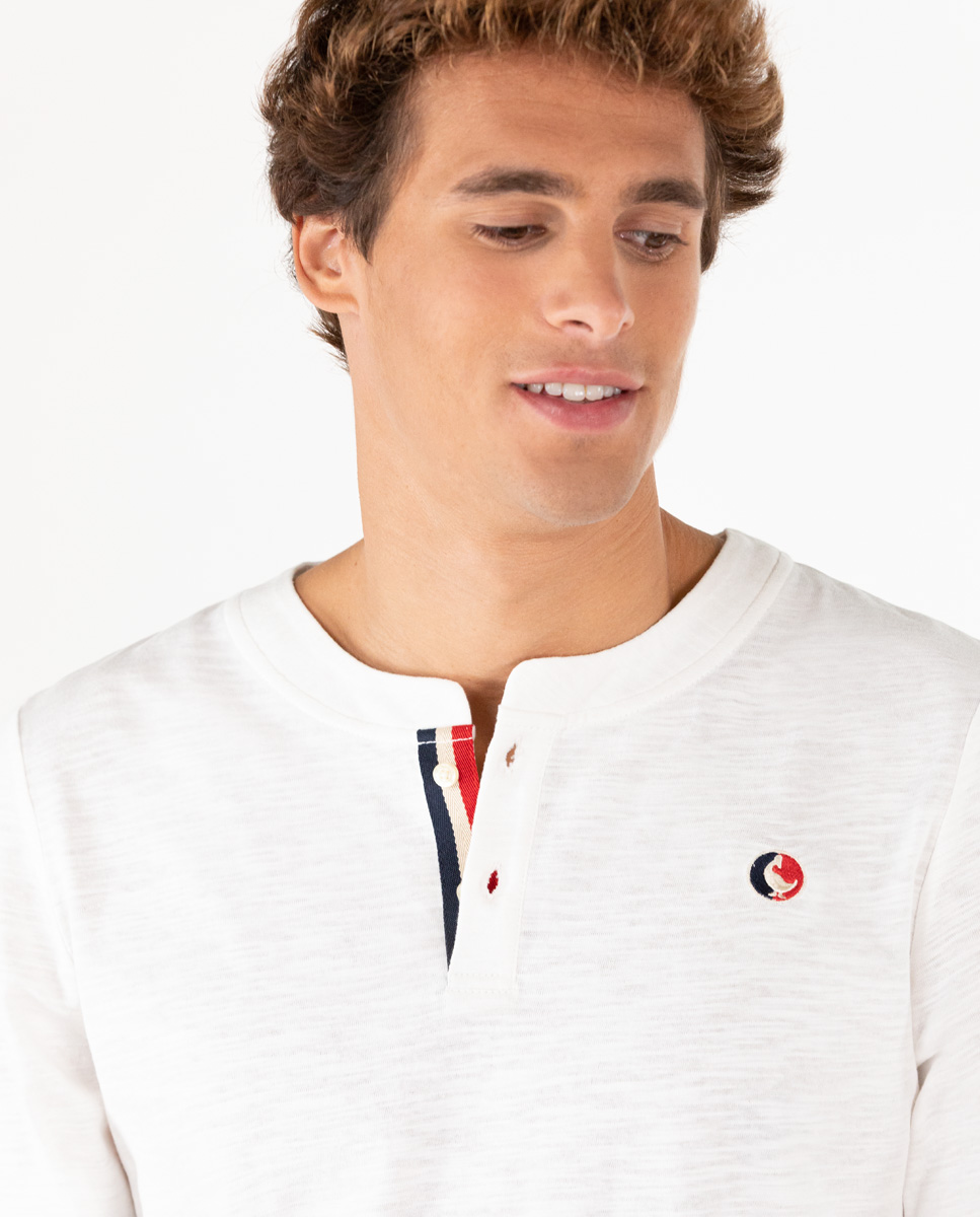 White Long-Sleeved T-Shirt