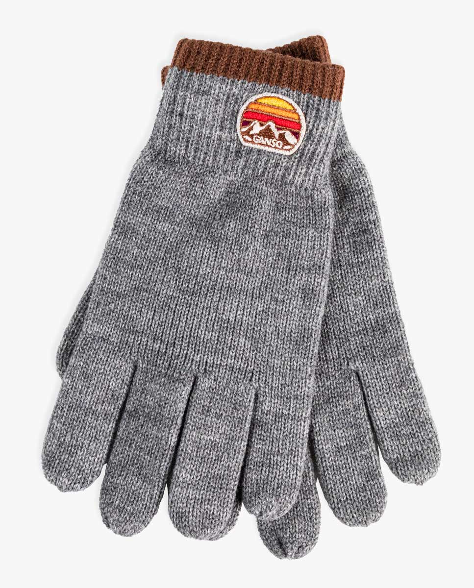 Grey Wool Gloves