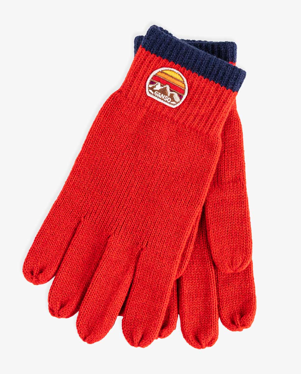 Red Wool Gloves