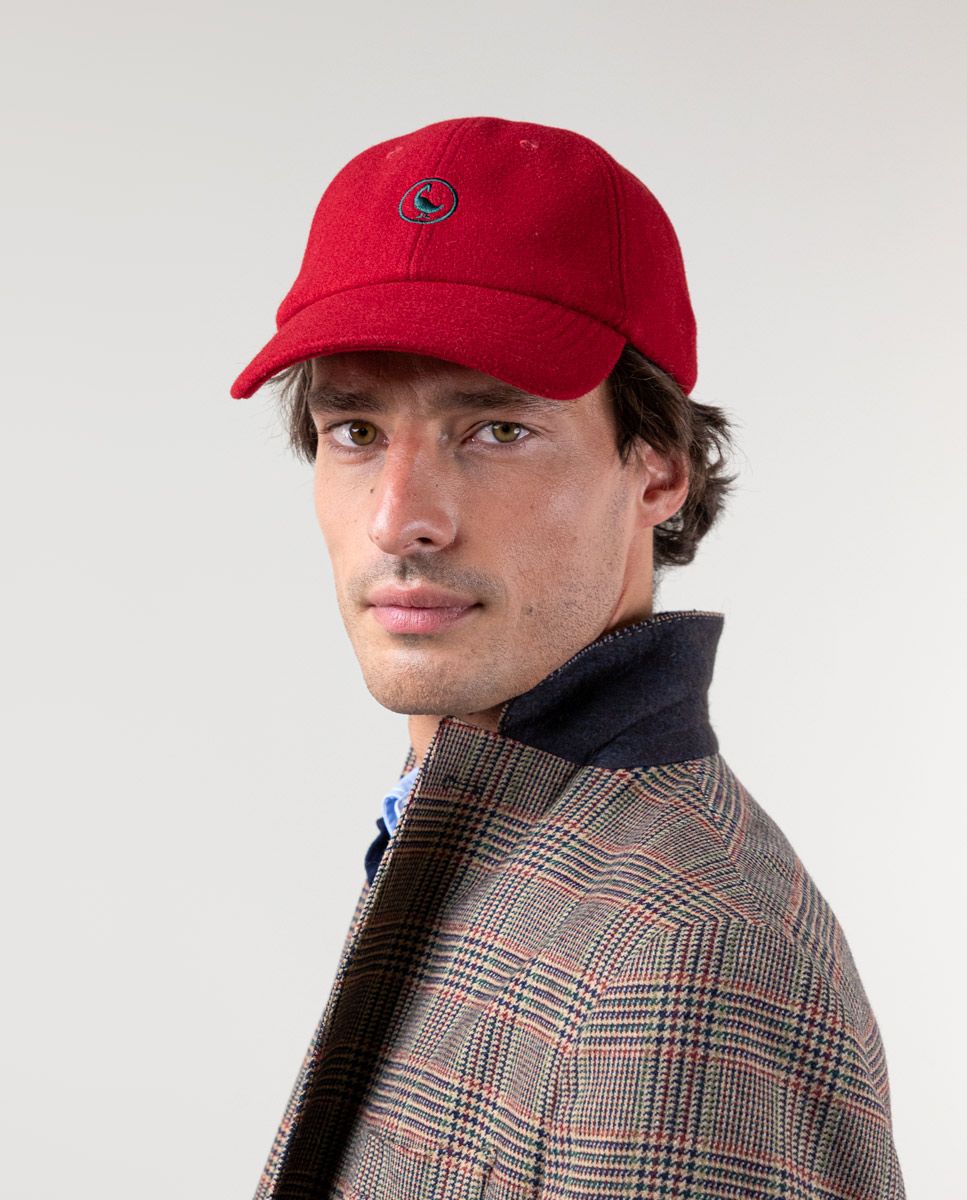Gorra de Lana Granate