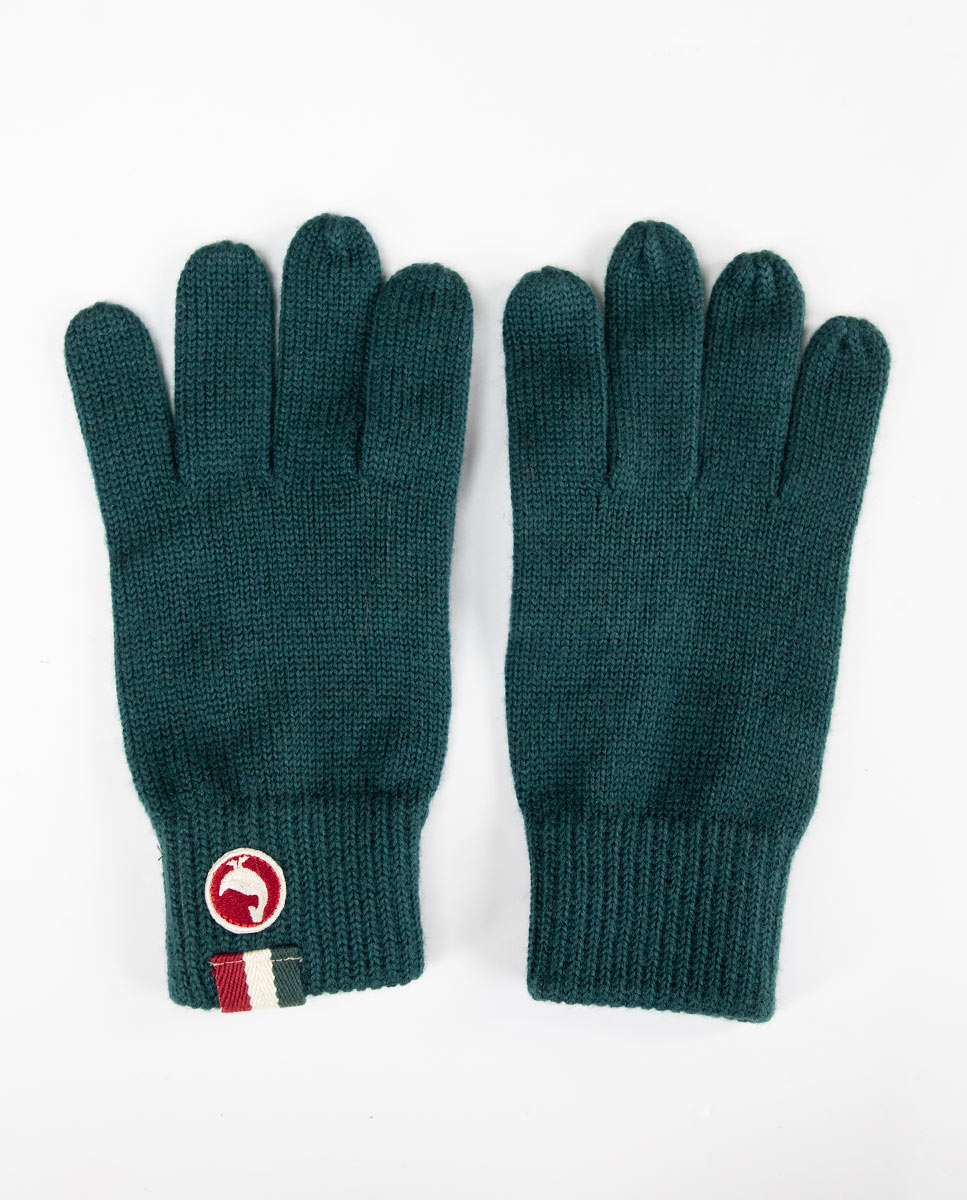 Green Wool Gloves