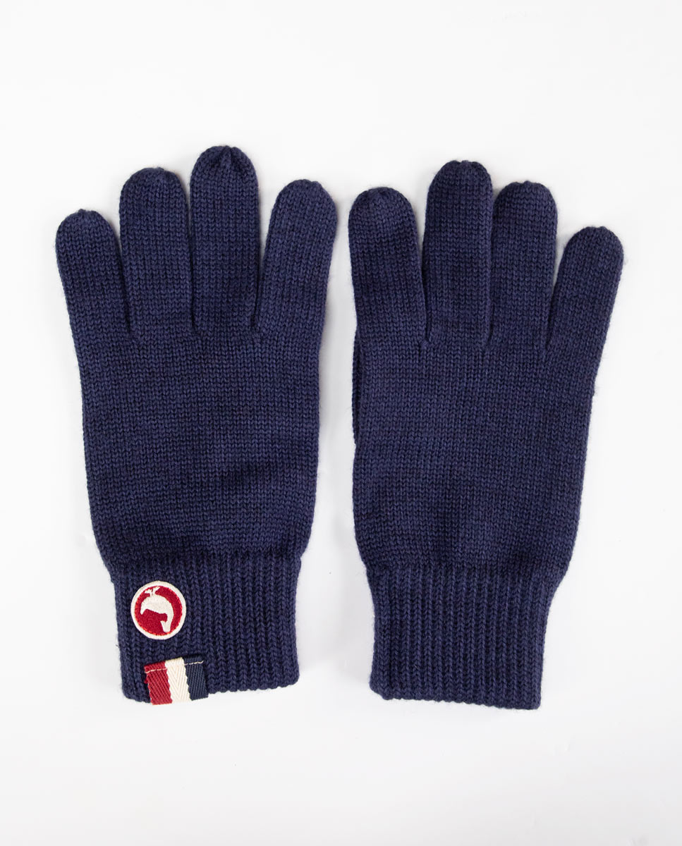 Blue Wool Gloves