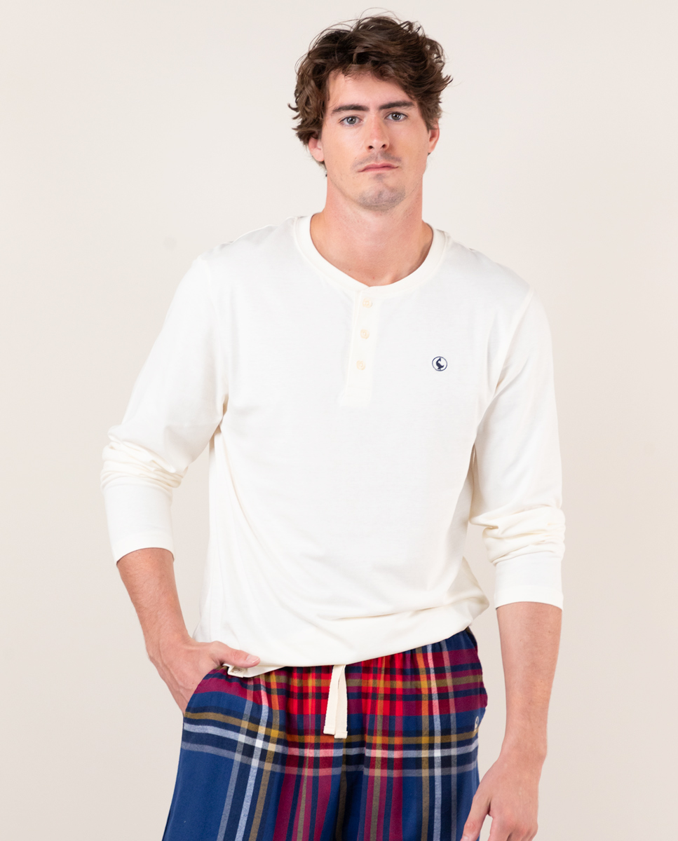 Cream Long Sleeve Shirt