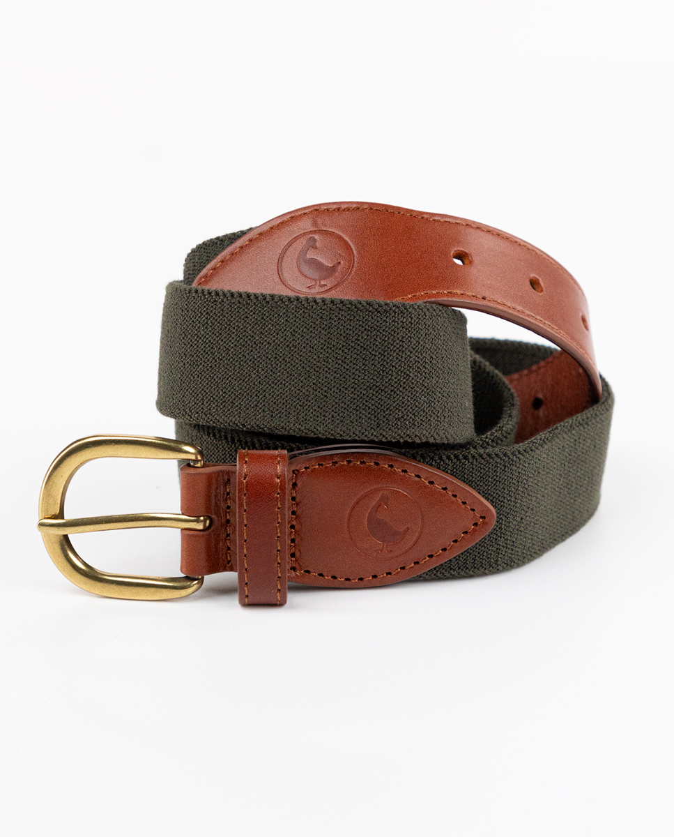 Khaki Elastic Belt