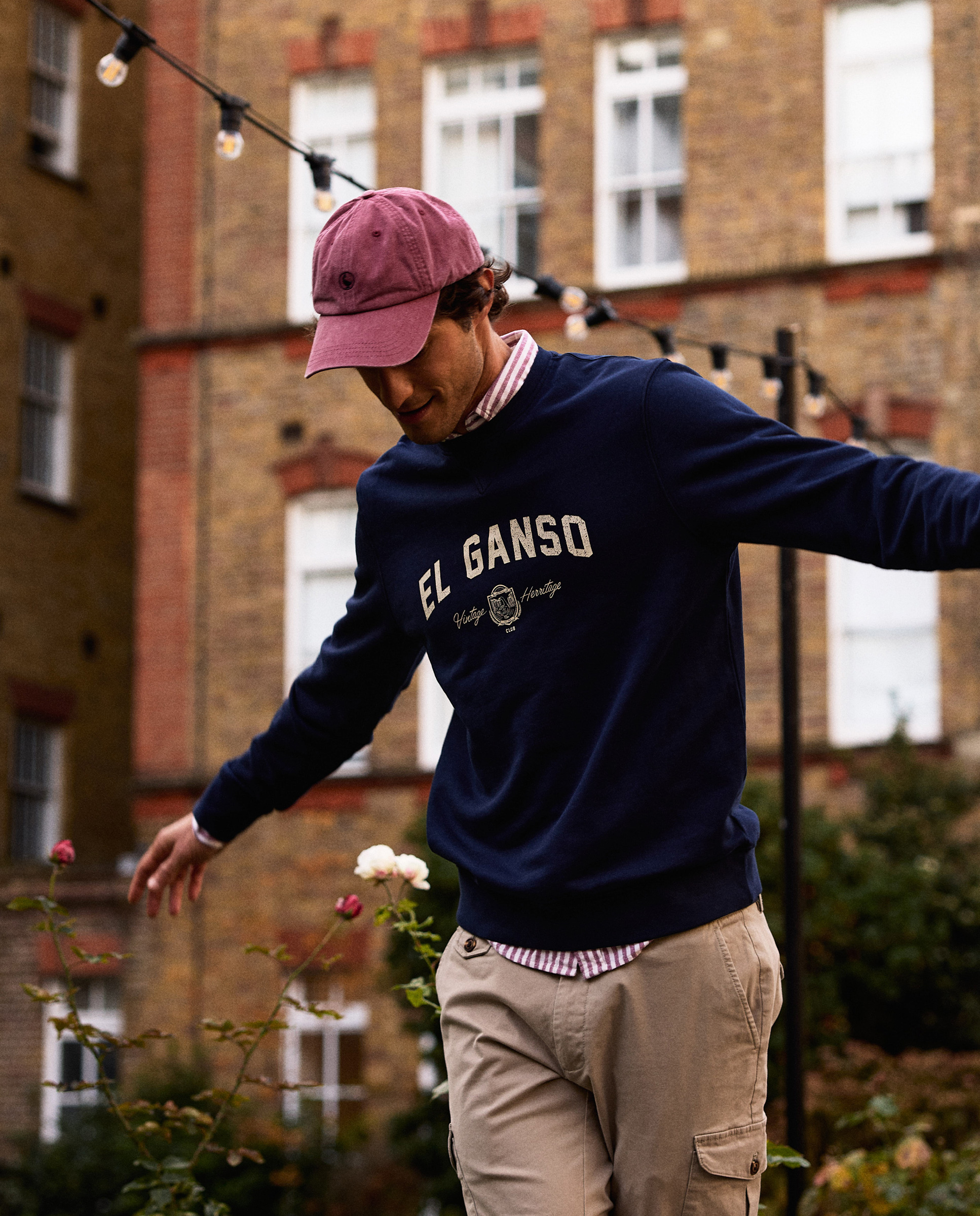 Gorra Algodón Lavado Granate