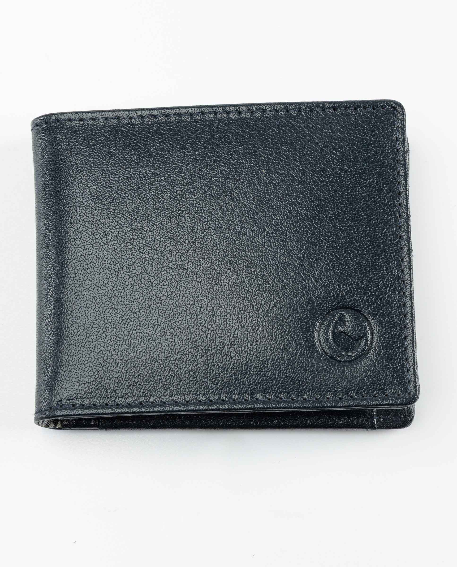 Navy Leather Wallet