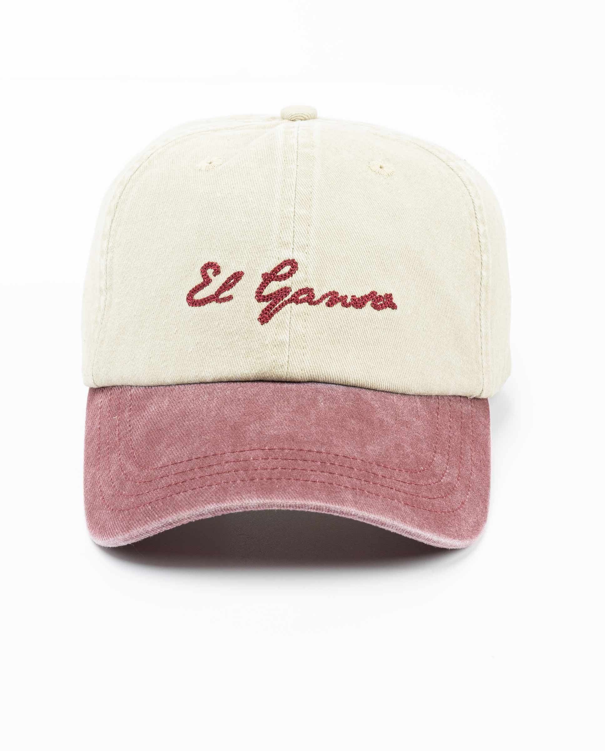 Gorra Universitaria Algodón Lavado Crudo